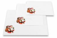 Envelopes de cartões de Natal