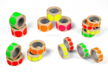 Etiquetas redondas coloridas | PIT Packaging.pt | Envelopesonline