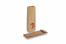 Saco de papel com fundo bloco castanho - 80 x 50 x 250 mm com janela, 250 ml | PIT Packaging.pt | Envelopesonline