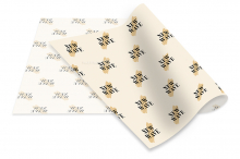 Papel de seda personalizado - com uma impressão como exemplo | PIT Packaging.pt | Envelopesonline
