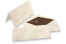 Envelope marmorizados (110 x 220 mm) e cartão (105 x 210 mm) - marmorizado castnho, forro castanho | PIT Packaging.pt | Envelopesonline