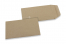 Envelopes de bolso coloridos - kraft castanho, 65 x 105 mm | PIT Packaging.pt | Envelopesonline