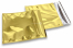Envelopes de folha metalizada coloridos - Dourado  165 x 165 mm | PIT Packaging.pt | Envelopesonline