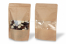 Saco com base e janela - castanho, 180 x 290 x 90 mm, 1000 ml | PIT Packaging.pt | Envelopesonline
