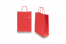 Sacos de papel com alças torcidas - vermelho fogo, 220 x 100 x 310 mm, 90 gr | PIT Packaging.pt | Envelopesonline