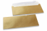 Envelopes madrepérola coloridos dourado - 110 x 220 mm | PIT Packaging.pt | Envelopesonline