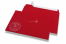 Envelopes de Natal coloridos - Vermelho, com boneco de neve | PIT Packaging.pt | Envelopesonline