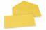  Envelopes de cartões de felicitações coloridos - Amarelo açafrão, 110 x 220 mm | PIT Packaging.pt | Envelopesonline