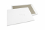 Envelopes em cartão rígido - 400 x 500 mm, frente kraft branca 120 gr, reverso duplex 700 gr cinzento, sem cola / sem autocolante | PIT Packaging.pt | Envelopesonline