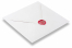 Selos de cera - Coração no envelope | PIT Packaging.pt | Envelopesonline
