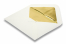 Envelopes brancos marfim forrados -  forro dourado | PIT Packaging.pt | Envelopesonline