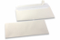 Envelopes madrepérola coloridos branco - 110 x 220 mm | PIT Packaging.pt | Envelopesonline