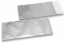 Envelope colorido de película metalizada mate - Prateado 110 x 220 mm | PIT Packaging.pt | Envelopesonline