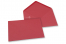 Envelopes de cartões de felicitações coloridos - Vermelho, 133 x 184 mm | PIT Packaging.pt | Envelopesonline