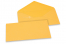 Envelopes de cartões de felicitações coloridos - Amarelo-dourado, 110 x 220 mm | PIT Packaging.pt | Envelopesonline