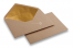Envelope de pagamento papel kraft - 114 x 162 mm (C6) Dourado | PIT Packaging.pt | Envelopesonline