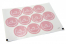 Selos para envelope de batizado - mi bautizo rosa com grinalda branca | PIT Packaging.pt | Envelopesonline