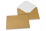 Envelopes de cartões de felicitações coloridos - Dourado, 114 x 162 mm | PIT Packaging.pt | Envelopesonline