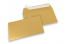 Envelopes de papel coloridos - Dourado metalizado, 114 x 162 mm | PIT Packaging.pt | Envelopesonline