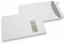 Envelopes com janela, branco, 229 x 324 mm (C4), janela à direita 40 x 110 mm, posição da janela 20 mm do direita e 60 mm do cima, 120 gramas, fecho autocolante, peso unit. aprox. 20 g. | PIT Packaging.pt | Envelopesonline