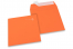 Envelopes de papel coloridos - Cor de laranja, 160 x 160 mm | PIT Packaging.pt | Envelopesonline