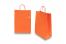 Sacos de papel com alças torcidas - cor de laranja, 260 x 120 x 350 mm, 90 gr | PIT Packaging.pt | Envelopesonline