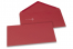Envelopes de cartões de felicitações coloridos - Vermelho escuro, 110 x 220 mm | PIT Packaging.pt | Envelopesonline