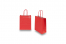 Sacos de papel com alças torcidas - vermelho fogo, 180 x 80 x 220 mm, 90 gr | PIT Packaging.pt | Envelopesonline