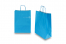Sacos de papel com alças torcidas - azul, 260 x 120 x 350 mm, 90 gr | PIT Packaging.pt | Envelopesonline