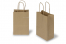 Sacos de papel com alças torcidas - castanho listrado, 140 x 80 x 210 mm, 90 gr | PIT Packaging.pt | Envelopesonline