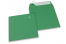 Envelopes de papel coloridos - Verde escuro, 160 x 160 mm | PIT Packaging.pt | Envelopesonline