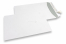 Envelopes de papel branco, 220 x 312 mm (EA4), 120 gramas, fecho autocolante. | PIT Packaging.pt | Envelopesonline