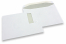 Envelopes com janela, branco, 229 x 324 mm (C4), janela à esquerda 40 x 110 mm, posição da janela 20 mm do esquerda e 60 mm do cima, 120 gramas, fecho com goma, peso unit. aprox. 20 g. | PIT Packaging.pt | Envelopesonline