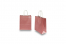 Sacos de papel com alças torcidas - cor-de-rosa metalizado, 180 x 80 x 220 mm, 90 gr | PIT Packaging.pt | Envelopesonline