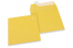 Envelopes de papel coloridos - Amarelo botão-de-ouro, 160 x 160 mm | PIT Packaging.pt | Envelopesonline