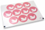 Selos para envelope de batizado - rosa com pomba branca | PIT Packaging.pt | Envelopesonline