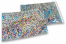 Envelopes coloridos de folha metalizada - Prateado holográfico 162 x 229 mm | PIT Packaging.pt | Envelopesonline