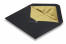 Envelopes pretos forrados - forro dourado | PIT Packaging.pt | Envelopesonline