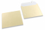 Envelopes madrepérola coloridos champanhe - 155 x 155 mm | PIT Packaging.pt | Envelopesonline
