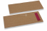 Sacos porta-talheres castanho sem incição + vermelho bordô guardanapos | PIT Packaging.pt | Envelopesonline