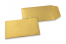 Envelopes de bolso coloridos - dourado, 65 x 105 mm | PIT Packaging.pt | Envelopesonline