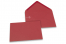 Envelopes de cartões de felicitações coloridos - Vermelho escuro, 114 x 162 mm | PIT Packaging.pt | Envelopesonline