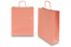 Sacos de papel com alças torcidas - cor-de-rosa salmão, 320 x 120 x 410 mm, 100 gr | PIT Packaging.pt | Envelopesonline