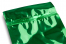 Exemplo da costura de selagem da pinça tipo 420 CT num envelope de folha metálica verde | PIT Packaging.pt | Envelopesonline