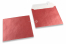 Envelopes madrepérola coloridos vermelho - 155 x 155 mm | PIT Packaging.pt | Envelopesonline