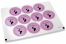 Selos para envelope de batizado - mi bautizo rosa com cora&ccedil;&otilde;es | PIT Packaging.pt | Envelopesonline