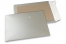 Envelopes coloridos em cartão rígido - prateado, 229 x 324 mm | PIT Packaging.pt | Envelopesonline