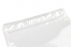 Exemplo da costura de selagem do selador térmico tipo 302 LM num saco com fundo bloco transparente: 2 camadas de material 12PET/80PE | PIT Packaging.pt | Envelopesonline