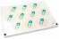 Selos para envelope de nascimento - alfinete azul | PIT Packaging.pt | Envelopesonline