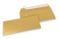 Envelopes de papel coloridos - Dourado metalizado, 110 x 220 mm | PIT Packaging.pt | Envelopesonline